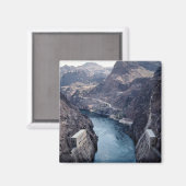 Aussicht von Hoover Dam, Nevada/Arizona, USA Magnet (Vorderseite/Rückseite)