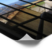 Aussicht von Inside Alcatraz Poster (Ecke)