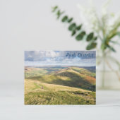 Aussicht von Mam Tor, Souvenir-Foto Peak District Postkarte (Stehend Vorderseite)