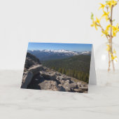 Aussicht von Mitchell Peak auf den Sequoia Nationa Karte (Gelbe Blume)