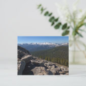 Aussicht von Mitchell Peak auf den Sequoia Nationa Postkarte (Stehend Vorderseite)