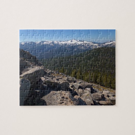 Aussicht von Mitchell Peak auf den Sequoia Nationa Puzzle (Horizontal)