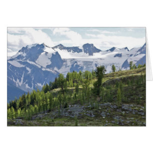 Aussicht von Monica Meadows, BC, Canada Card