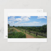 Aussicht von Monticello Postkarte (Vorne/Hinten)