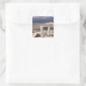 Aussicht von Moses Quadratischer Aufkleber (Tasche)