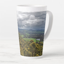 Aussicht von Mount Buninyong Latte Tasse