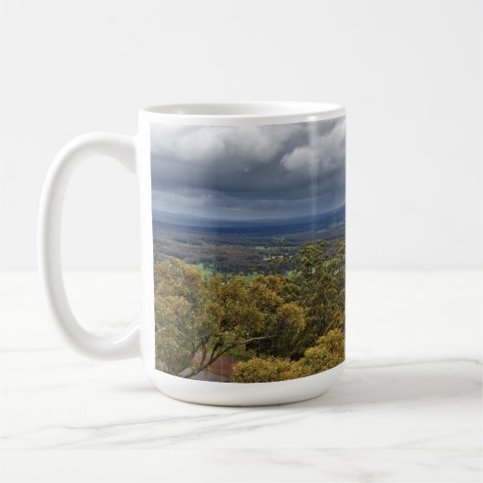 Aussicht von Mount Buninyong Tasse (Links)