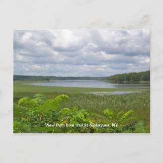 Aussicht von Niskayuna Radweg Postkarte