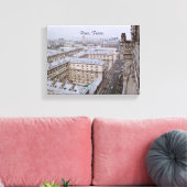 AUSSICHT VON NOTRE DAME CATHEDRAL PARIS FRANKREICH LEINWANDDRUCK (Insitu (Wohnzimmer))