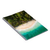 Aussicht von oben, atemberaubende Luftaufnahme von Notizblock (Rechte Seite)