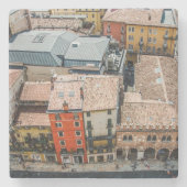 Aussicht von oben auf die bunten Fassaden der Gebä Steinuntersetzer (Vorderseite)