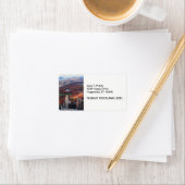 Aussicht von oben: Herbst im Central Park 01 Adressaufkleber (Insitu)