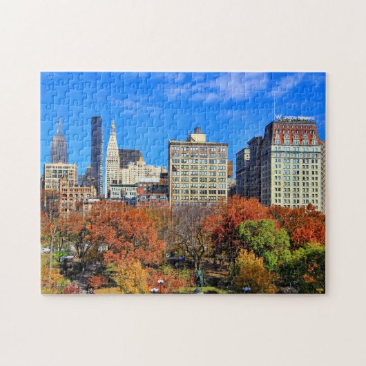 Aussicht von oben: Herbst im Gewerkschaft Square P Puzzle (Horizontal)
