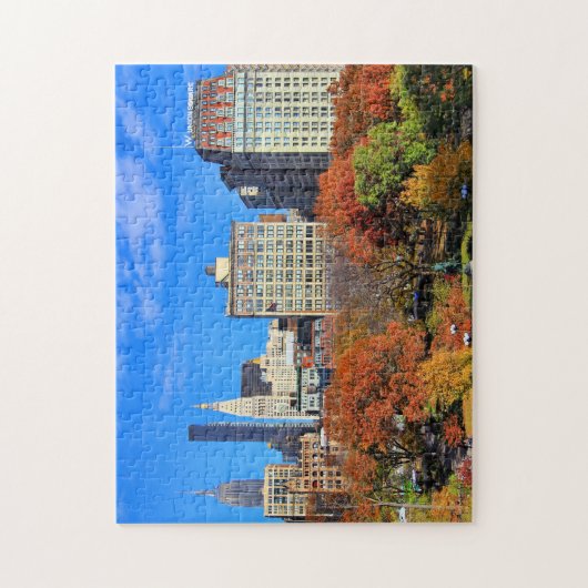 Aussicht von oben: Herbst im Gewerkschaft Square P Puzzle (Vertikal)