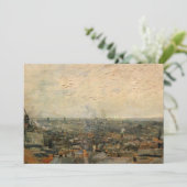 Aussicht von Paris aus Montmartre von Vincent van (Stehend Vorderseite)