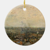 Aussicht von Paris aus Montmartre von Vincent van  Keramikornament (Hinten)