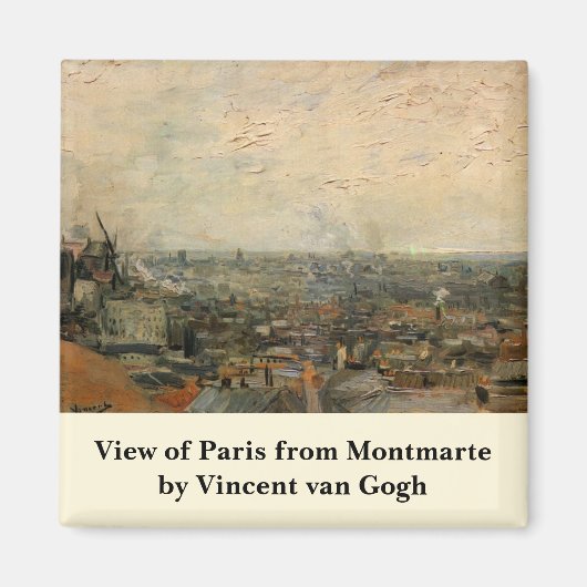 Aussicht von Paris aus Montmartre von Vincent van  Magnet (Vorne)