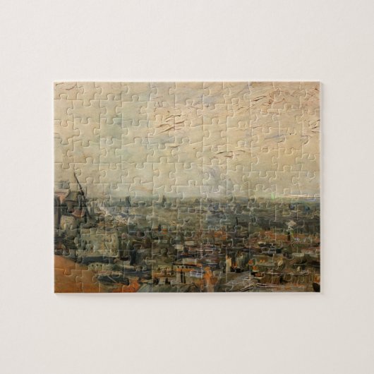 Aussicht von Paris aus Montmartre von Vincent van  Puzzle (Horizontal)