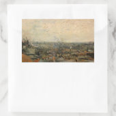 Aussicht von Paris aus Montmartre von Vincent van Rechteckiger Aufkleber (Tasche)