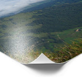 Aussicht von Pilatus, Alpen Fotodruck (Ecke)