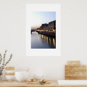 Aussicht von Ponte Vecchio Poster (Küche)