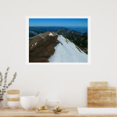 Aussicht von Schilthorn, Schweiz Poster (Küche)