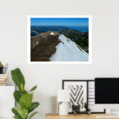 Aussicht von Schilthorn, Schweiz Poster (Heimbüro)
