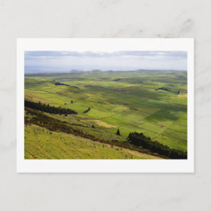 Aussicht von Serro do Cume: Terceira, Azoren Postkarte