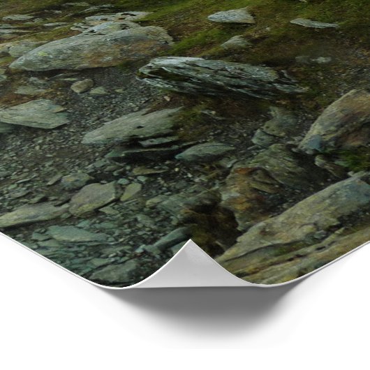 Aussicht von Snowdon - Panorama Poster (Ecke)