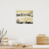 Aussicht von Spitzbergen mit "The Dorothea" (Farbe Poster (Küche)