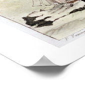 Aussicht von Spitzbergen mit "The Dorothea" (Farbe Poster (Ecke)