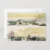 Aussicht von Spitzbergen mit "The Dorothea" (Farbe Postkarte (Vorne/Hinten)