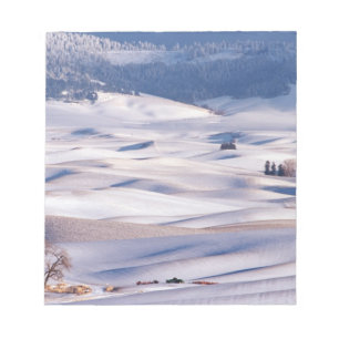 Aussicht von Steptoe Butte auf die hügeligen Hügel Notizblock