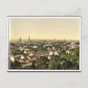 Aussicht von Süden, Mulhausen, Elsass Lothringen,  Postkarte