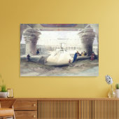 Aussicht von unter dem Portico des Tempels von Edf Leinwanddruck (Insitu (Wohnzimmer))