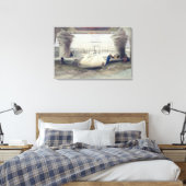 Aussicht von unter dem Portico des Tempels von Edf Leinwanddruck (Insitu (Schlafzimmer))