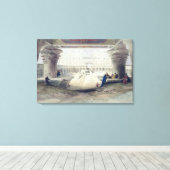 Aussicht von unter dem Portico des Tempels von Edf Leinwanddruck (Insitu (Holzboden))