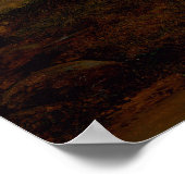 Aussicht von Vaekero bei Christiania von J.C. Dahl Poster (Ecke)