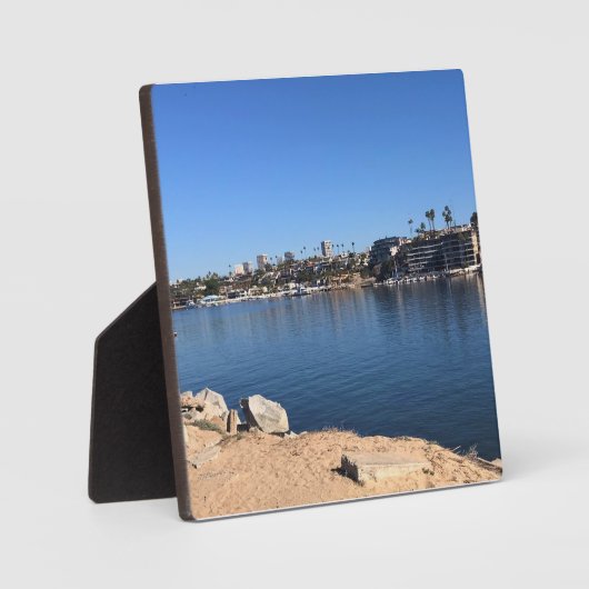 Aussicht von Wedge, Newport Beach, Kalifornien Fotoplatte (Vorderseite)