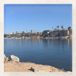Aussicht von Wedge, Newport Beach, Kalifornien Glasuntersetzer