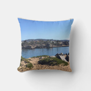 Aussicht von Wedge, Newport Beach, Kalifornien Kissen