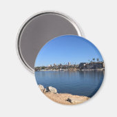 Aussicht von Wedge, Newport Beach, Kalifornien Magnet (Vorderseite/Rückseite)