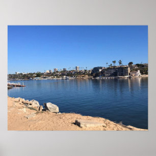 Aussicht von Wedge, Newport Beach, Kalifornien Poster