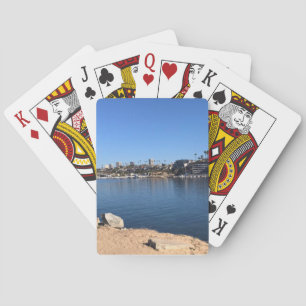 Aussicht von Wedge, Newport Beach, Kalifornien Spielkarten