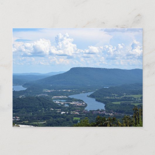 Aussichtsberg - Chattanooga, Tennessee Postkarte (Vorderseite)