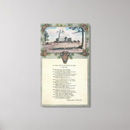 Aussichtsberg, Colorado Leinwanddruck (Vorderseite)