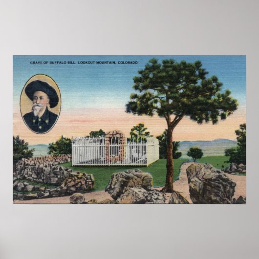 Aussichtsberg, Colorado Poster (Vorne)