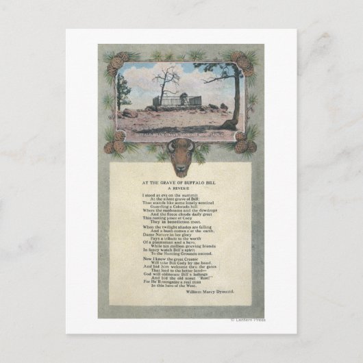 Aussichtsberg, Colorado Postkarte (Vorderseite)