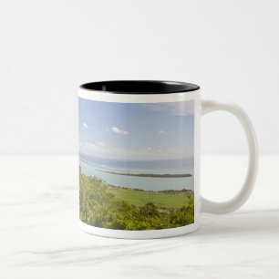 Aussichtspunkt in der Nähe von Grand Riviere Noire Zweifarbige Tasse