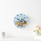 Aussichtspunkt  Leuchtturm-Uhr  Runde Wanduhr (Zuhause)